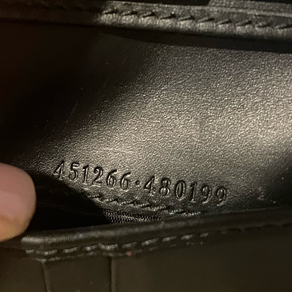 Gucci GG Supreme Snake Leather Compact Bifold Wallet - Picture 8 of 8